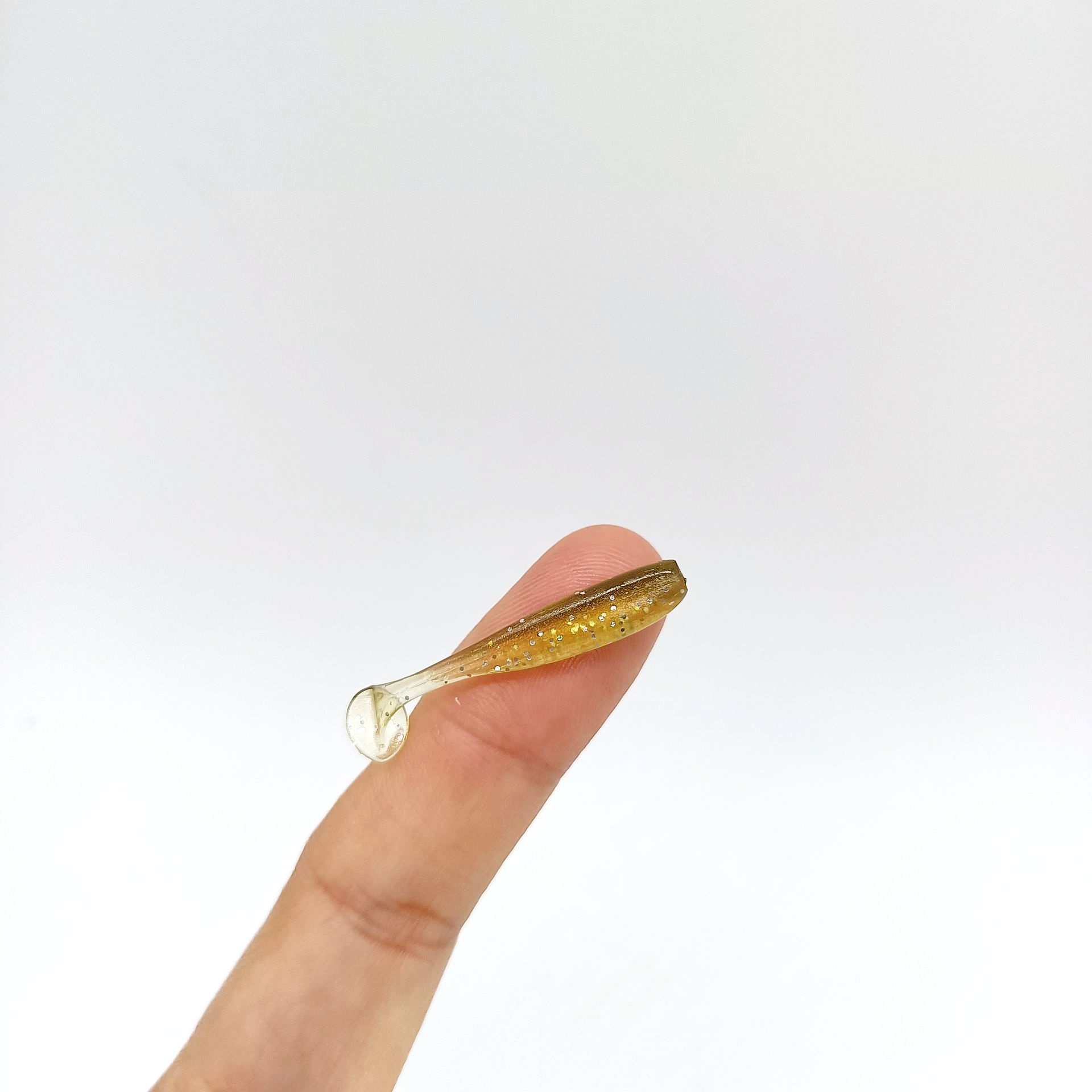 Fishing Lure Spinnerbait - DUODUOYU 10PCS 3.5cm T-tail Micro Soft