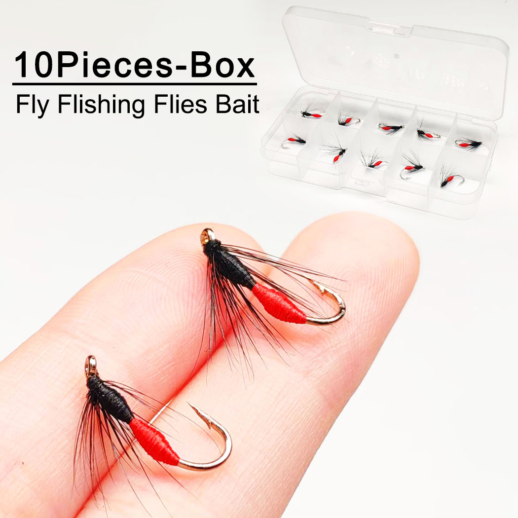 Fishing Lure Box - Artificial Ant Fly Red Nymph Bait
