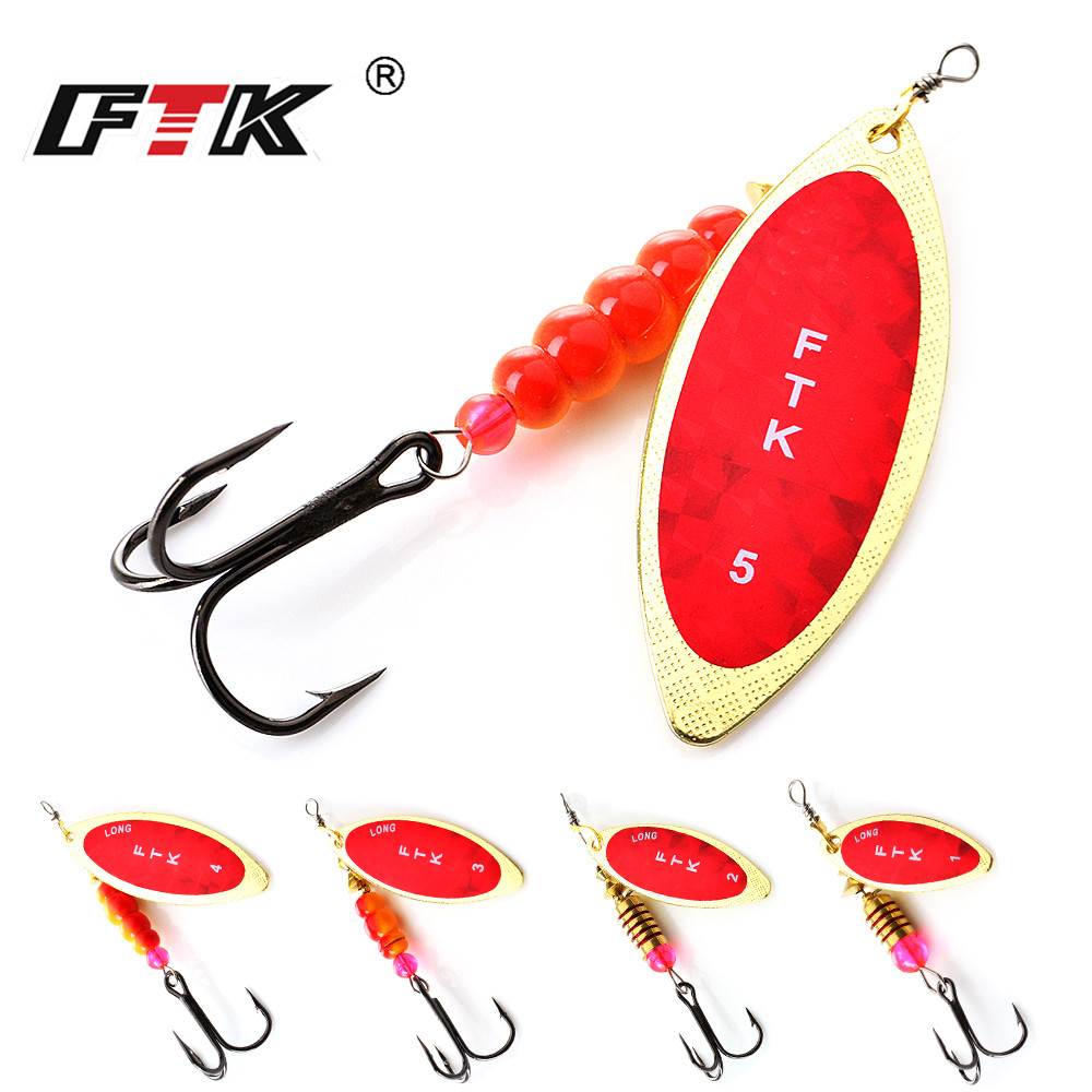 Fishing Lure Spinnerbait - FTK Spinner Bait 4G/7G/12G/18G/30G Spoon Lures