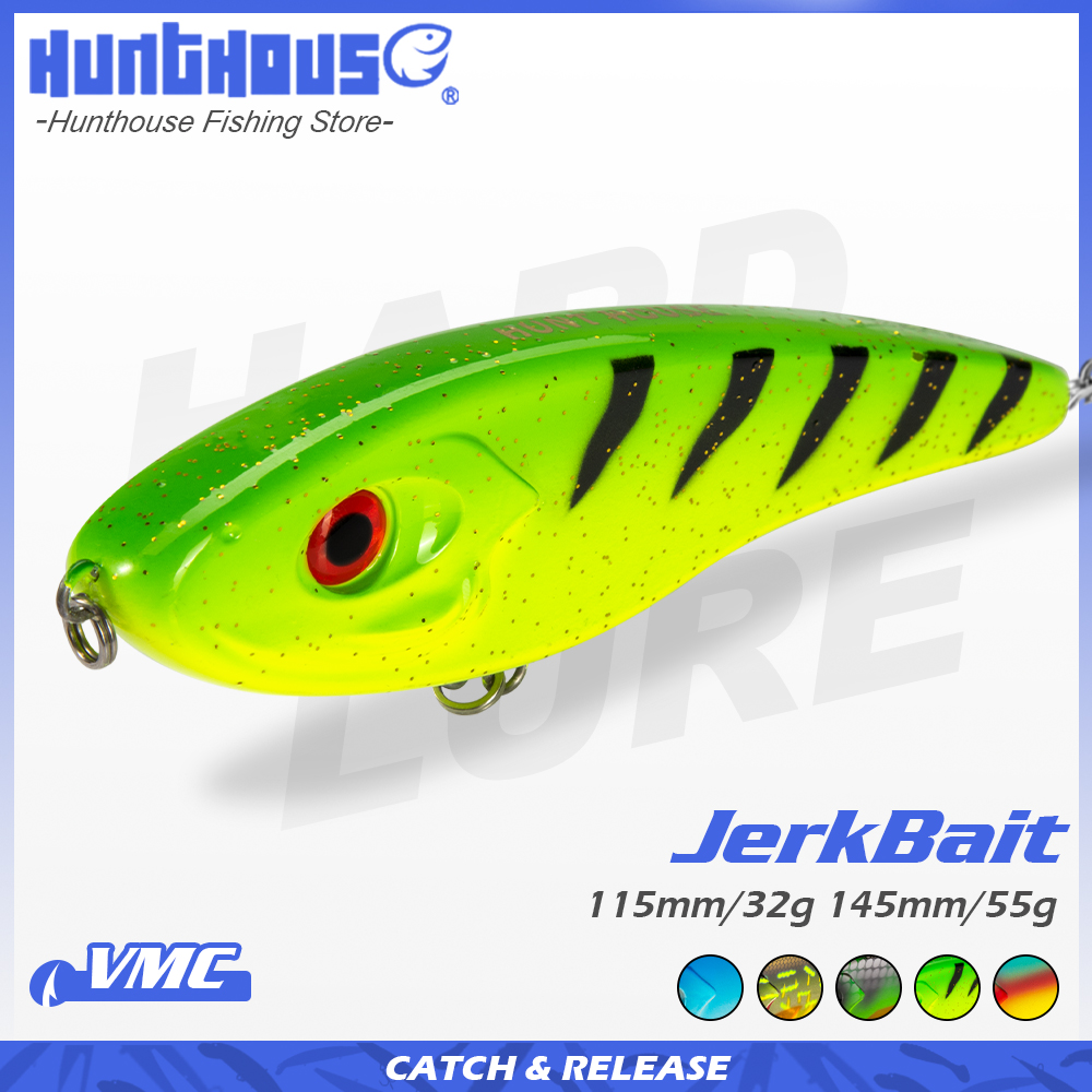 Fishing Lure Spinnerbait - Hunthouse Jerkbait Musky Buster Pike Fishing