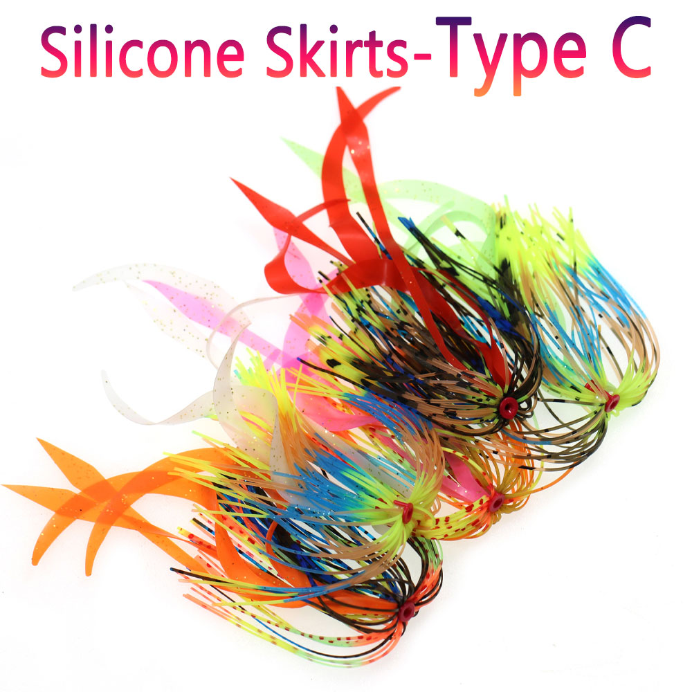 10/12pcs Soft Silicone Skirt L - огляд і ціна Fishing Lure Buzzbait
