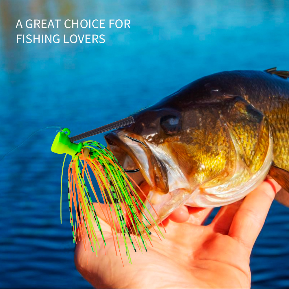 7G 10G 14G Jig Hook Fishing Lu - огляд і ціна Fishing Lure Buzzbait